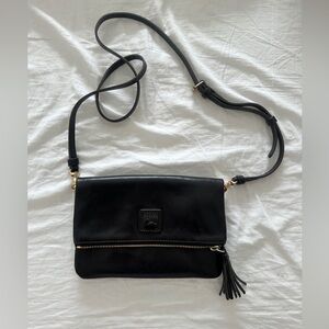 Dooney & Bourke Black Crossbody Flap Bag
